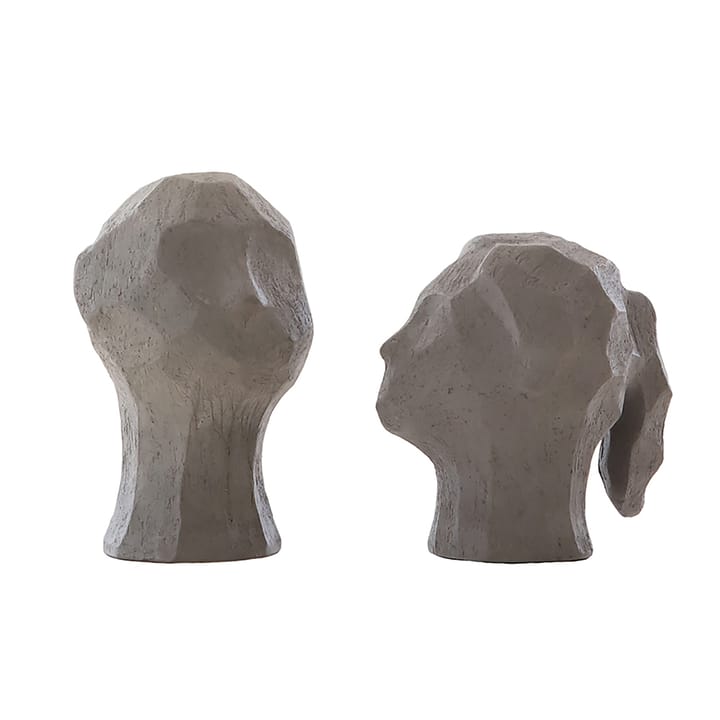 Benedict and Amal sculpture - graphite - Cooee Design