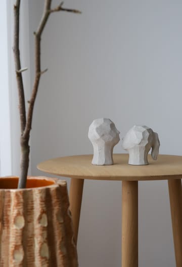 Benedict and Amal sculpture - limestone - Cooee Design