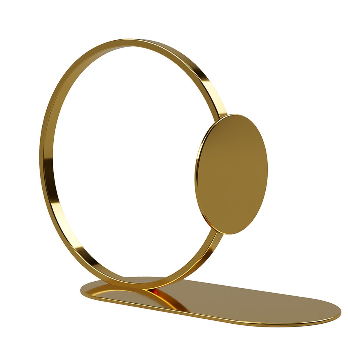Cooee Design Book Ring book rest 15 cm brass | Scandinavian Design | Decorative accessories | Gold-coloured