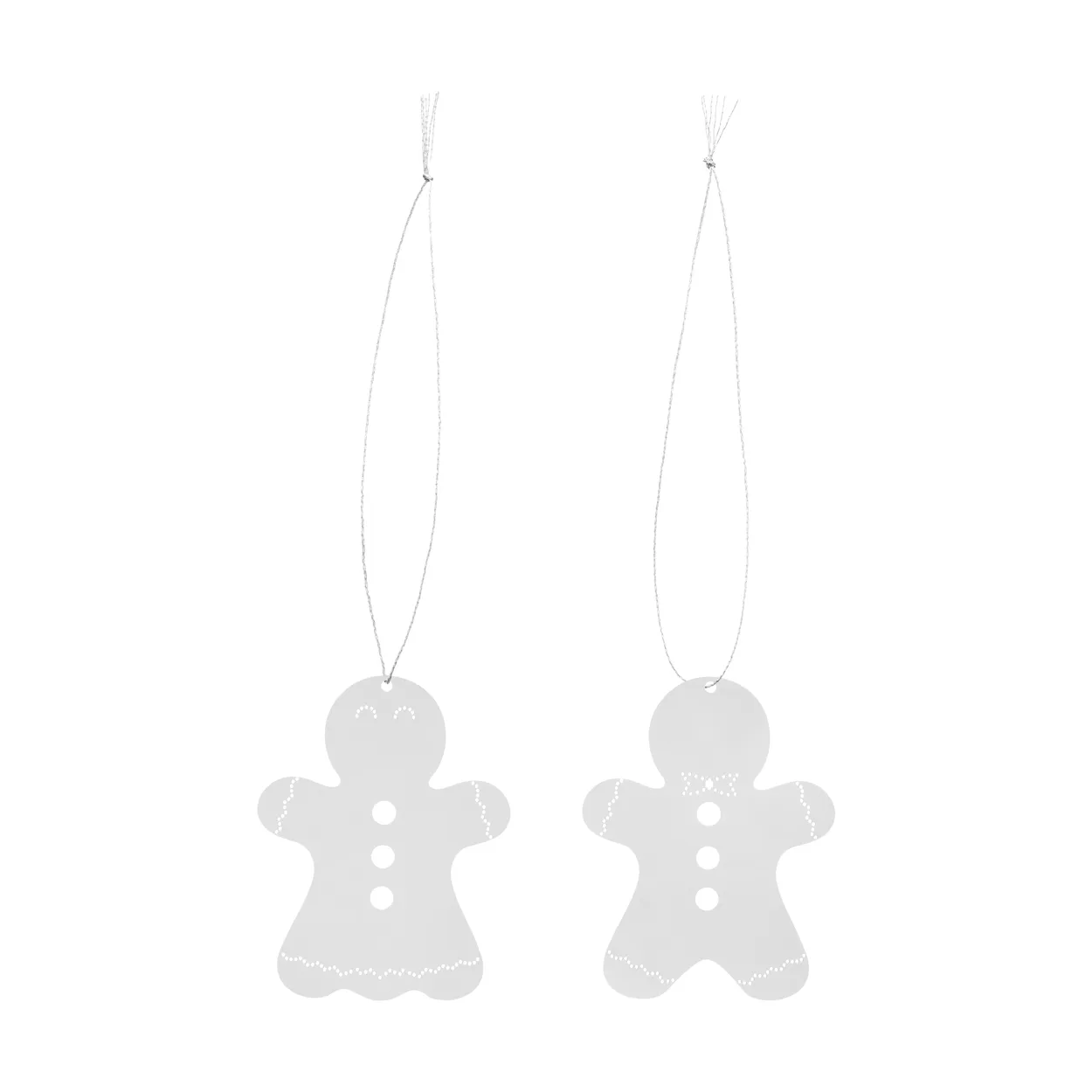 Cooee Design Christmas deco gingerbread 6 cm Stainless steel