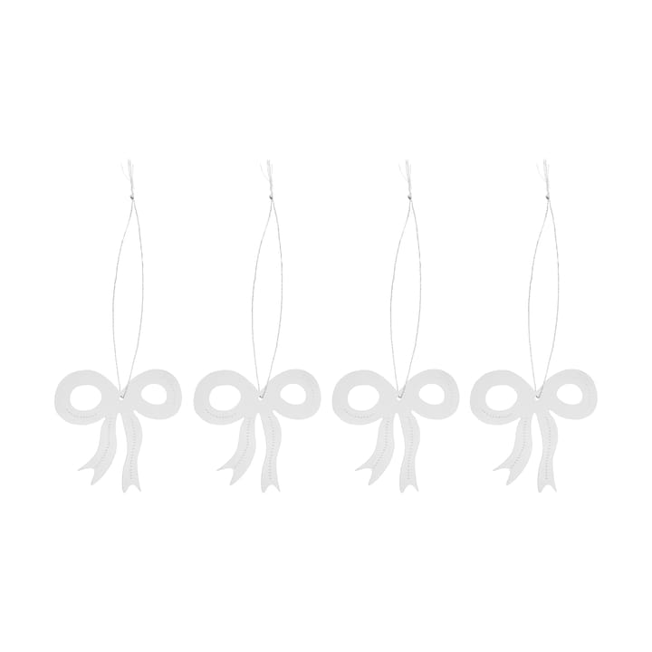 Christmas deco rosette 6 cm - Stainless steel - Cooee Design