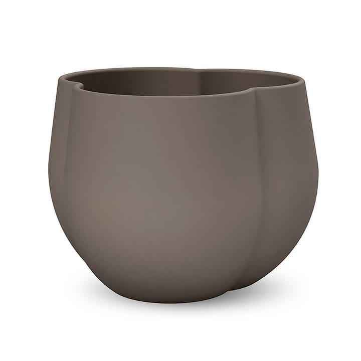 Clover flower pot 12 cm - mud - Cooee Design