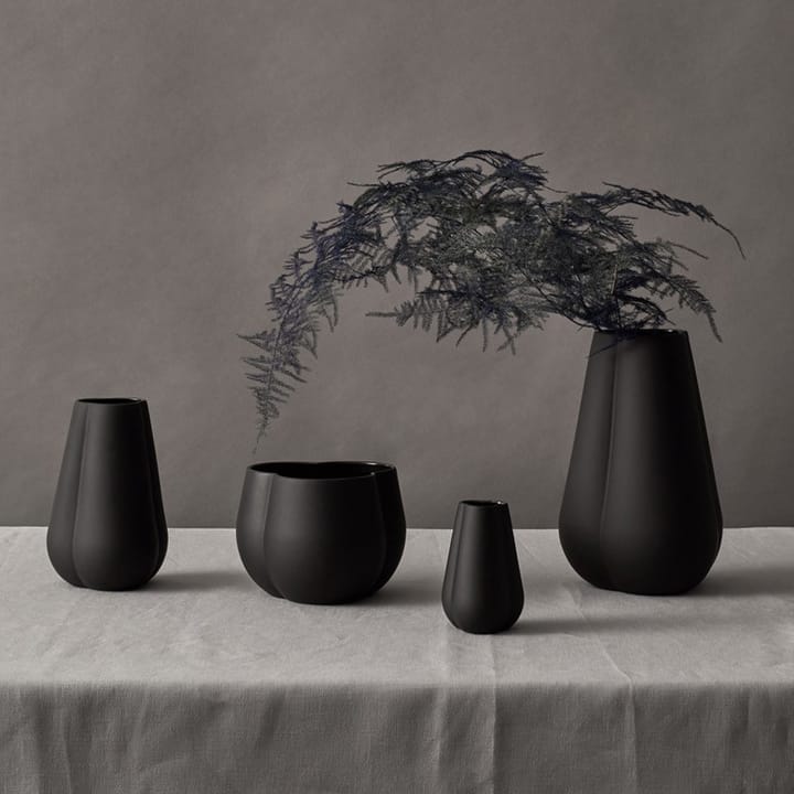 Clover vase 11 cm, black Cooee Design