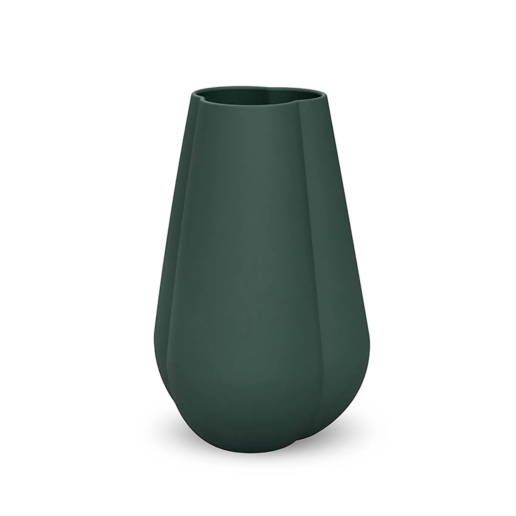 Clover vase 11 cm, dark green Cooee Design