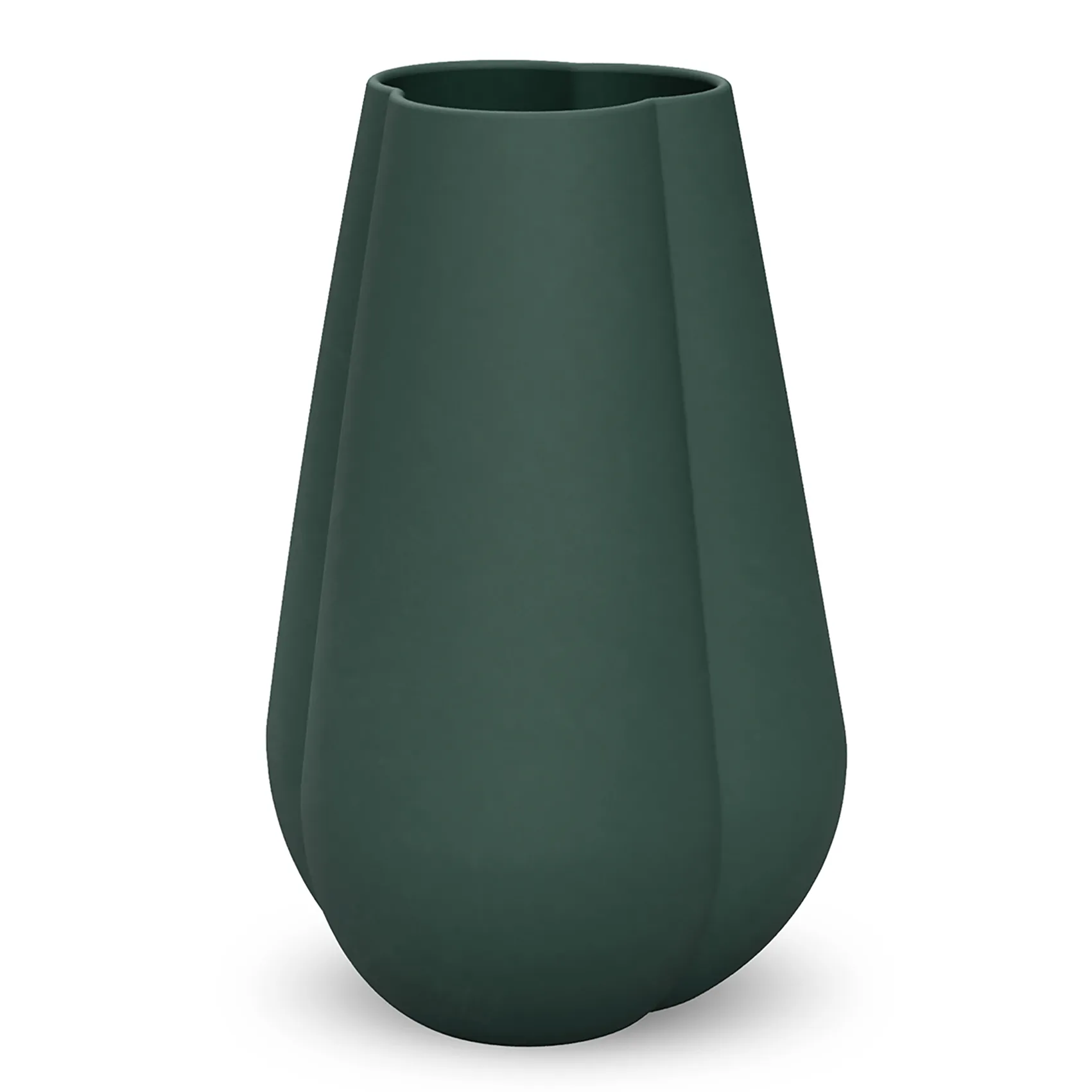 Clover vase 25 cm, dark green Cooee Design