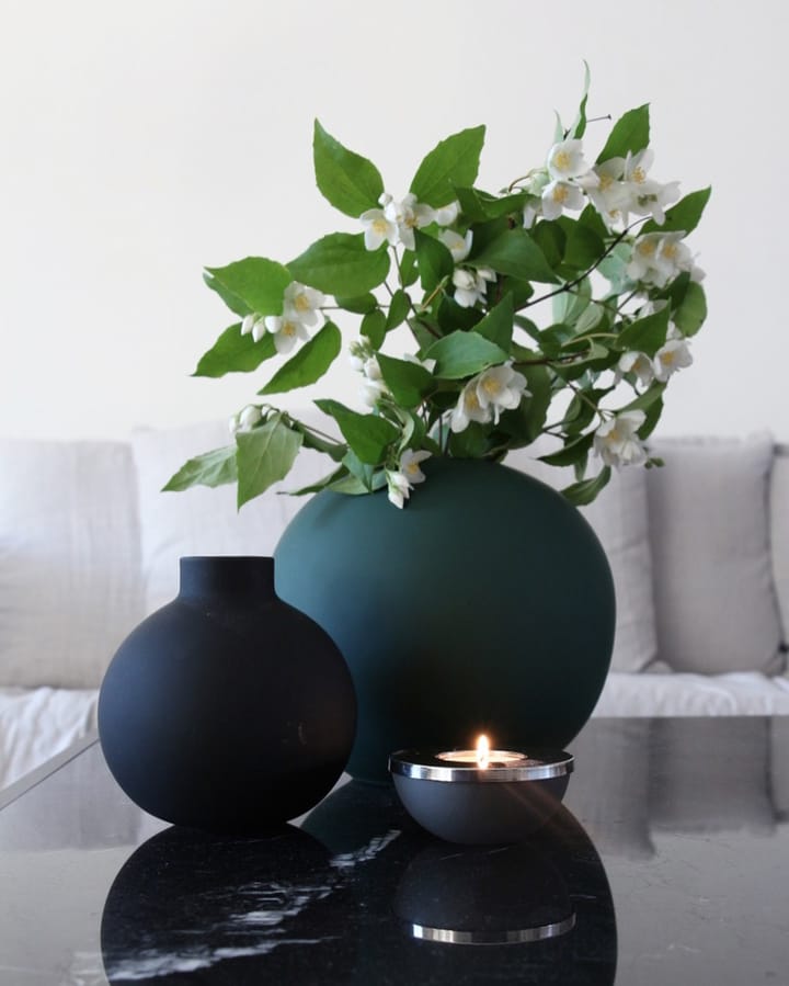 Collar vase 12 cm, black Cooee Design