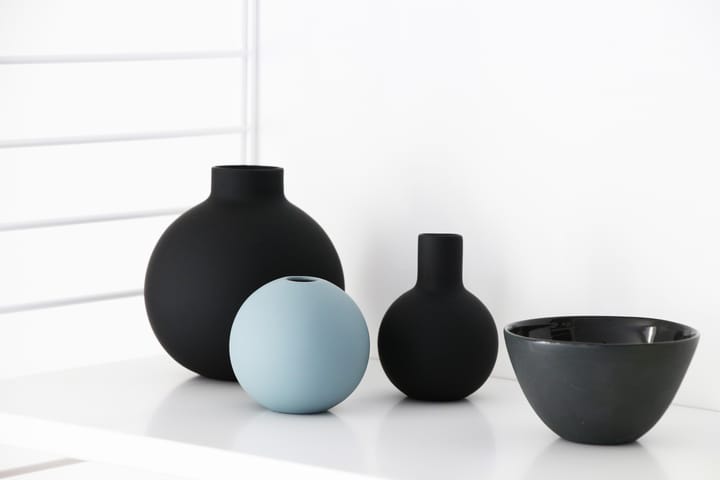 Collar vase 12 cm, black Cooee Design