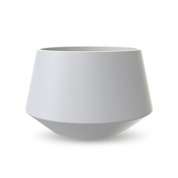Convex flower pot 17 cm - light grey - Cooee Design