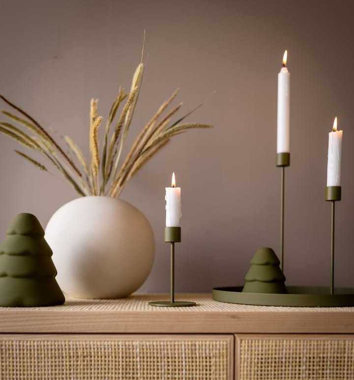 Cooee candle holder 21 cm - Olive - Cooee Design