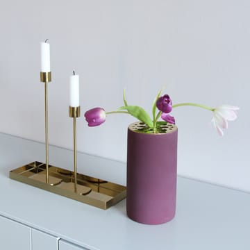 Cooee candle holder 29 cm - brass - Cooee Design