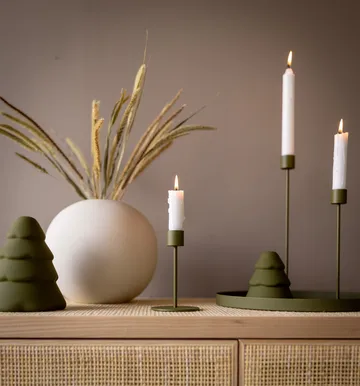 Cooee candle sticks 13 cm - Olive - Cooee Design