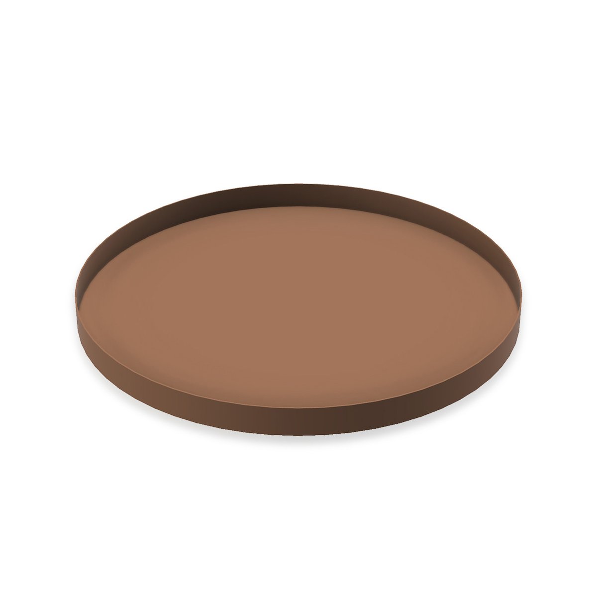 Cooee Design Cooee tray 30 cm round coconut | Scandinavian Design | Trays | Brown