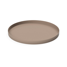 Cooee Design Cooee tray 30 cm round Taupe | Scandinavian Design | Trays | Grey
