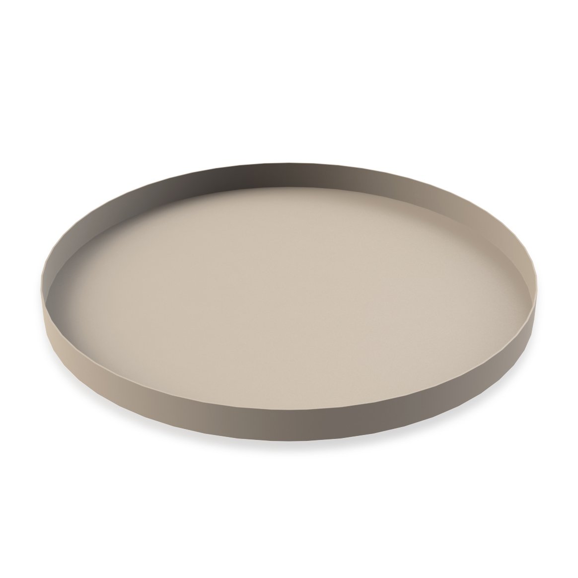 Cooee Design Cooee tray 40 cm round sand | Scandinavian Design | Trays | Beige