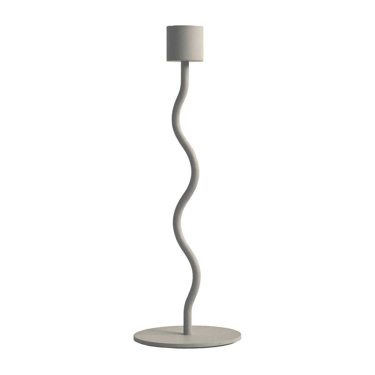 Cooee Design Curved candle holder 23 cm Sand | Scandinavian Design | Candle holders | Beige