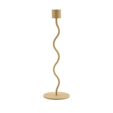 Curved candle holder 26 cm - Peanut - Cooee Design