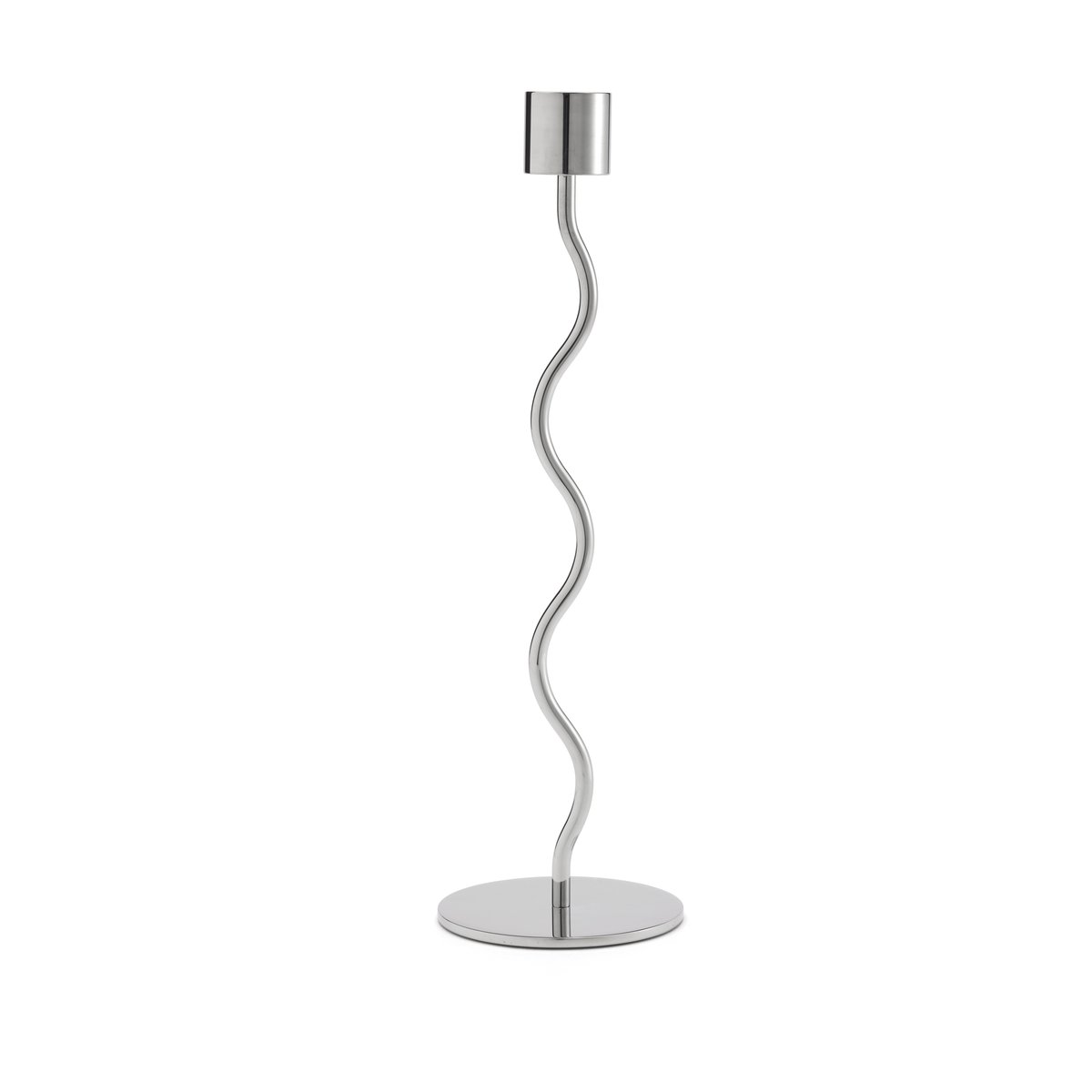 Cooee Design Curved candle holder 26 cm Rostfritt stål