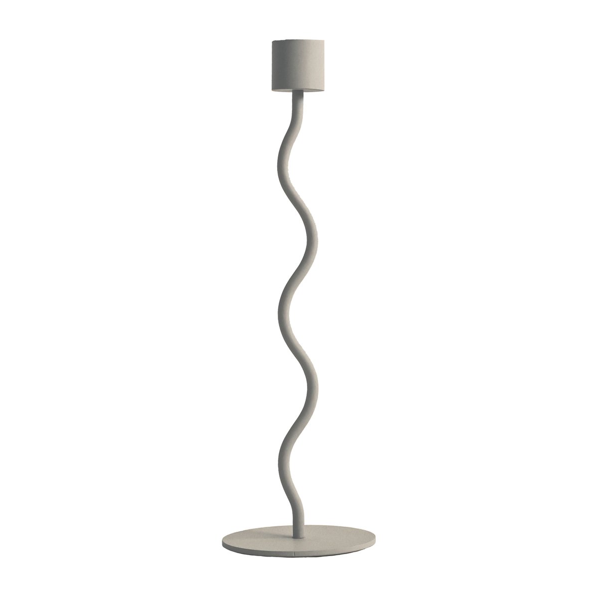 Cooee Design Curved candle holder 26 cm Sand | Scandinavian Design | Candle holders | Beige