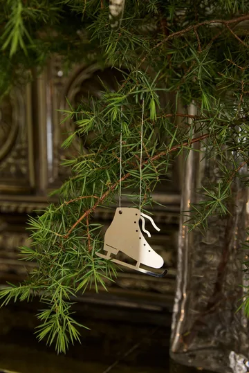 Deco Winter activities Christmas hanging ornaments 6 pieces - Stainless steel - Cooee Design