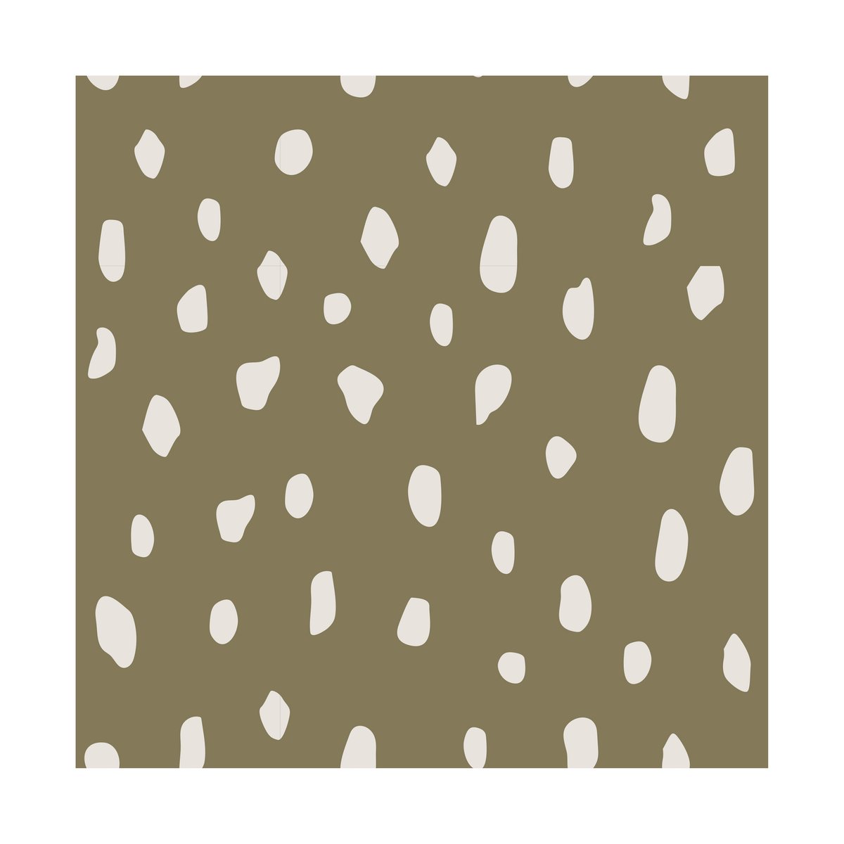 Cooee Design Dots napkins 33x33 cm 20-pack Olive | Scandinavian Design | Paper napkins | Green