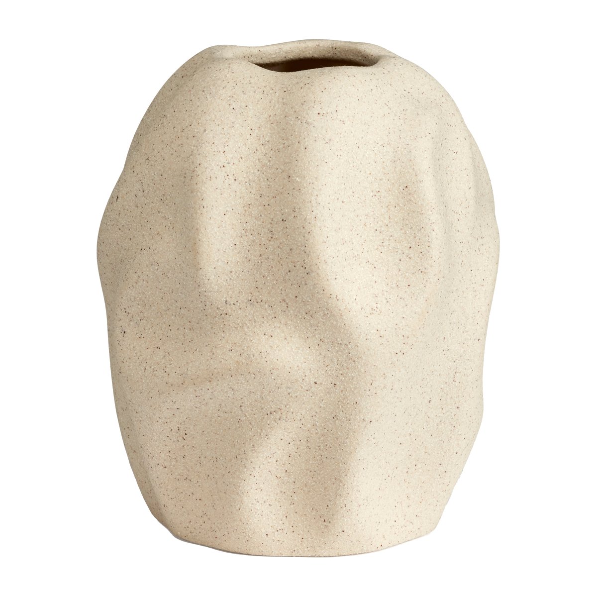 Cooee Design Drift desert vase 16 cm Linnen | Scandinavian Design | Vases | Beige