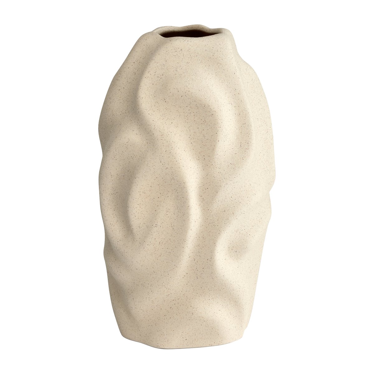 Cooee Design Drift desert vase 28 cm Linnen | Scandinavian Design | Vases | Beige