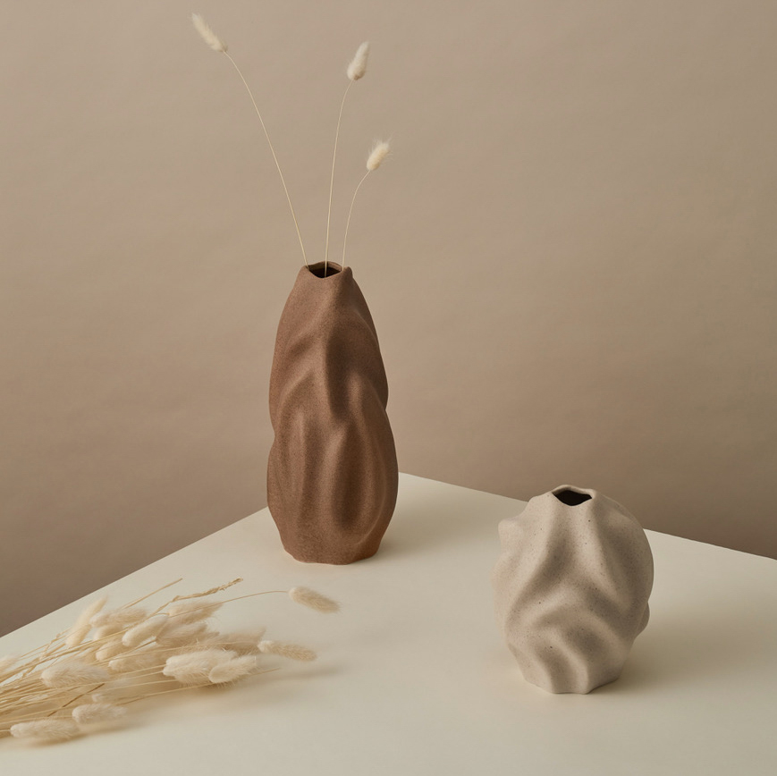 17cm Cooee Design Vase Drift Pepper 