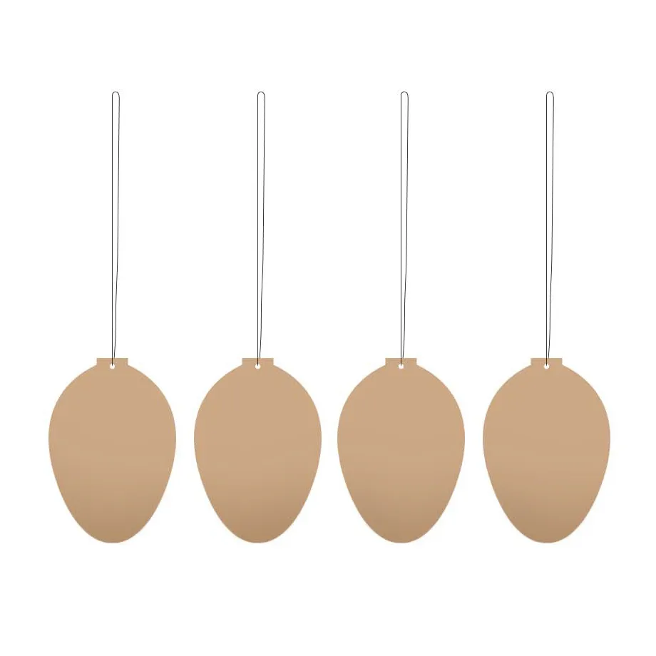 Easter Deco eggEaster decoration 4-pack, Cafe au lait Cooee Design