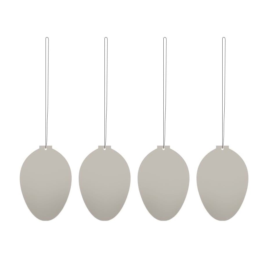 Cooee Design Easter Deco eggEaster decoration 4-pack Sand