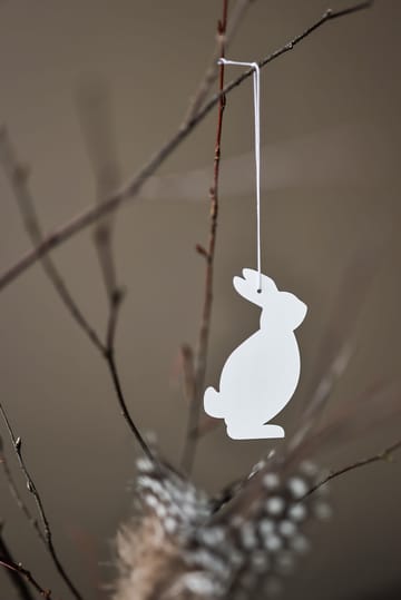 Easter Deco hare Easter decoration 4-pack - White - Cooee Design