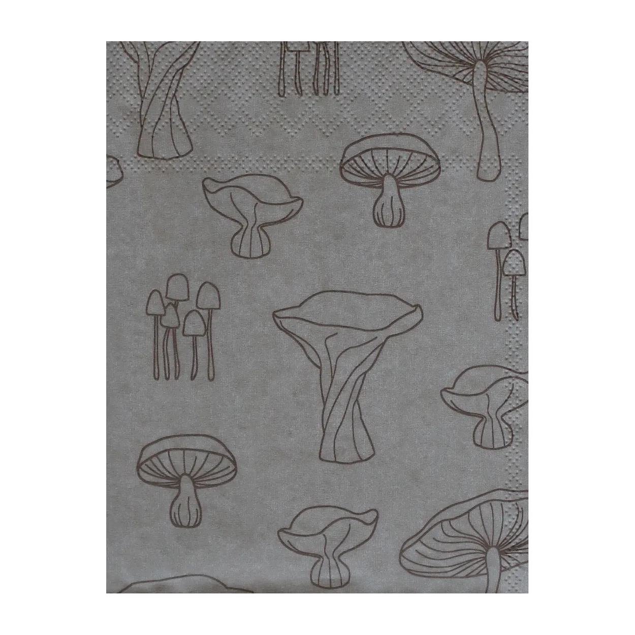 Cooee Design Fungi napkin 33x33 cm 20-pack Sand-hazelnut