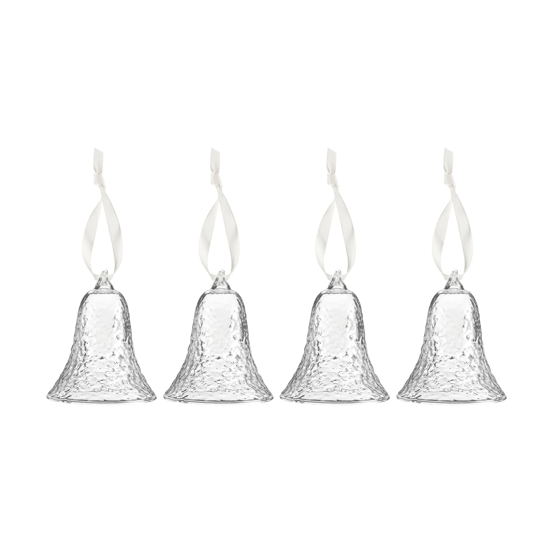 Gry bell clock 8 cm, Clear Cooee Design
