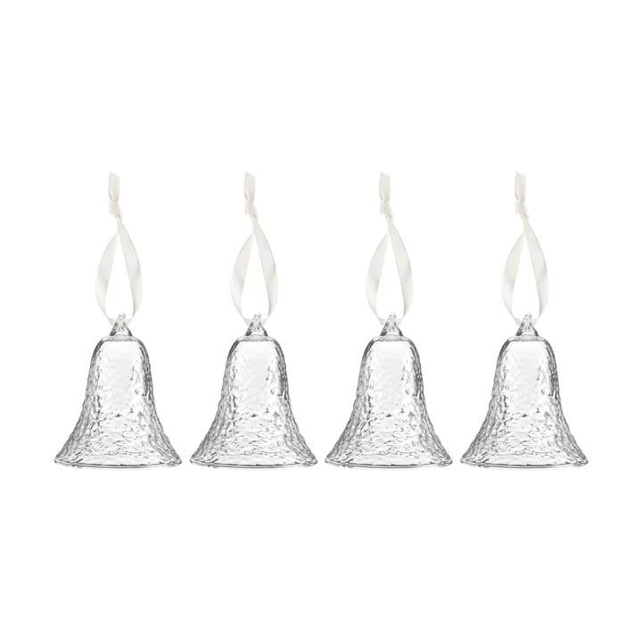 Gry bell clock 8 cm - Clear - Cooee Design