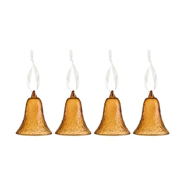 Gry bell clock 8 cm - Cognac - Cooee Design
