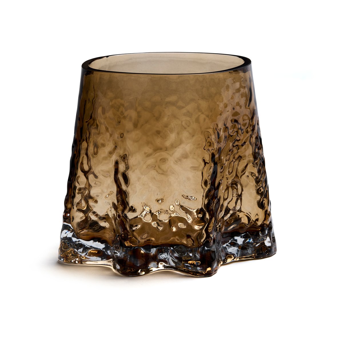 Cooee Design Gry Candle Lantern o17 cm Cognac | Scandinavian Design | Tea light holders, lanterns & candle dishes | Brown