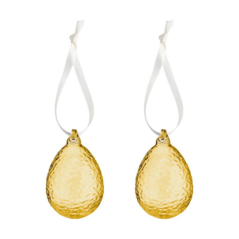 Cooee Design Gry egg Easter pendant 2-pack Honey