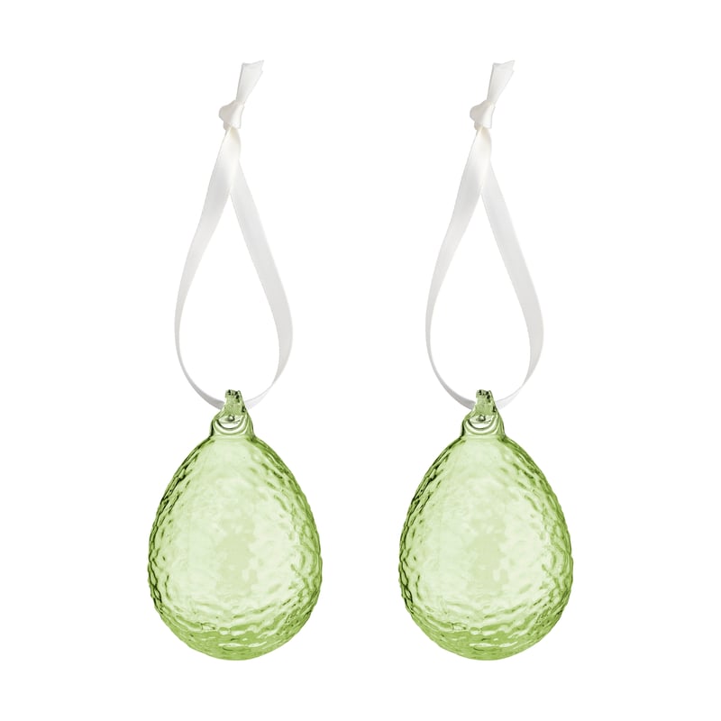 Cooee Design Gry egg Easter pendant 2-pack Lime