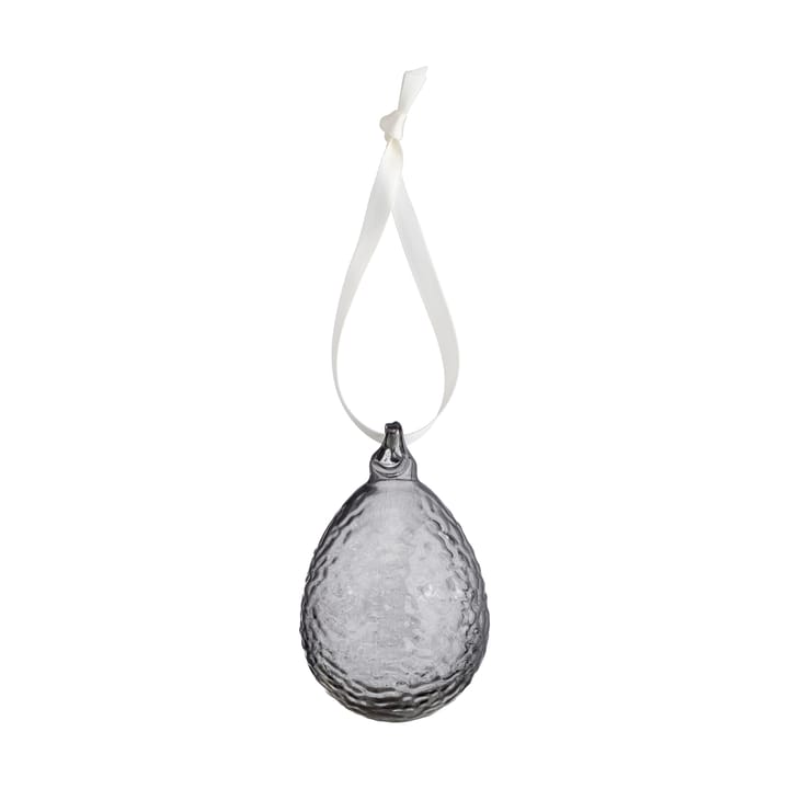 Gry egg Easter pendant 2-pack - Smoke - Cooee Design