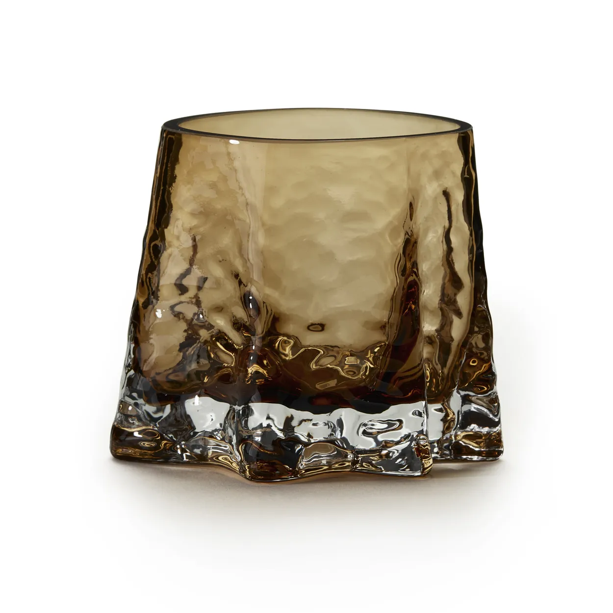Cooee Design Gry lantern o8 cm Cognac | Scandinavian Design | Tea light holders, lanterns & candle dishes | Brown