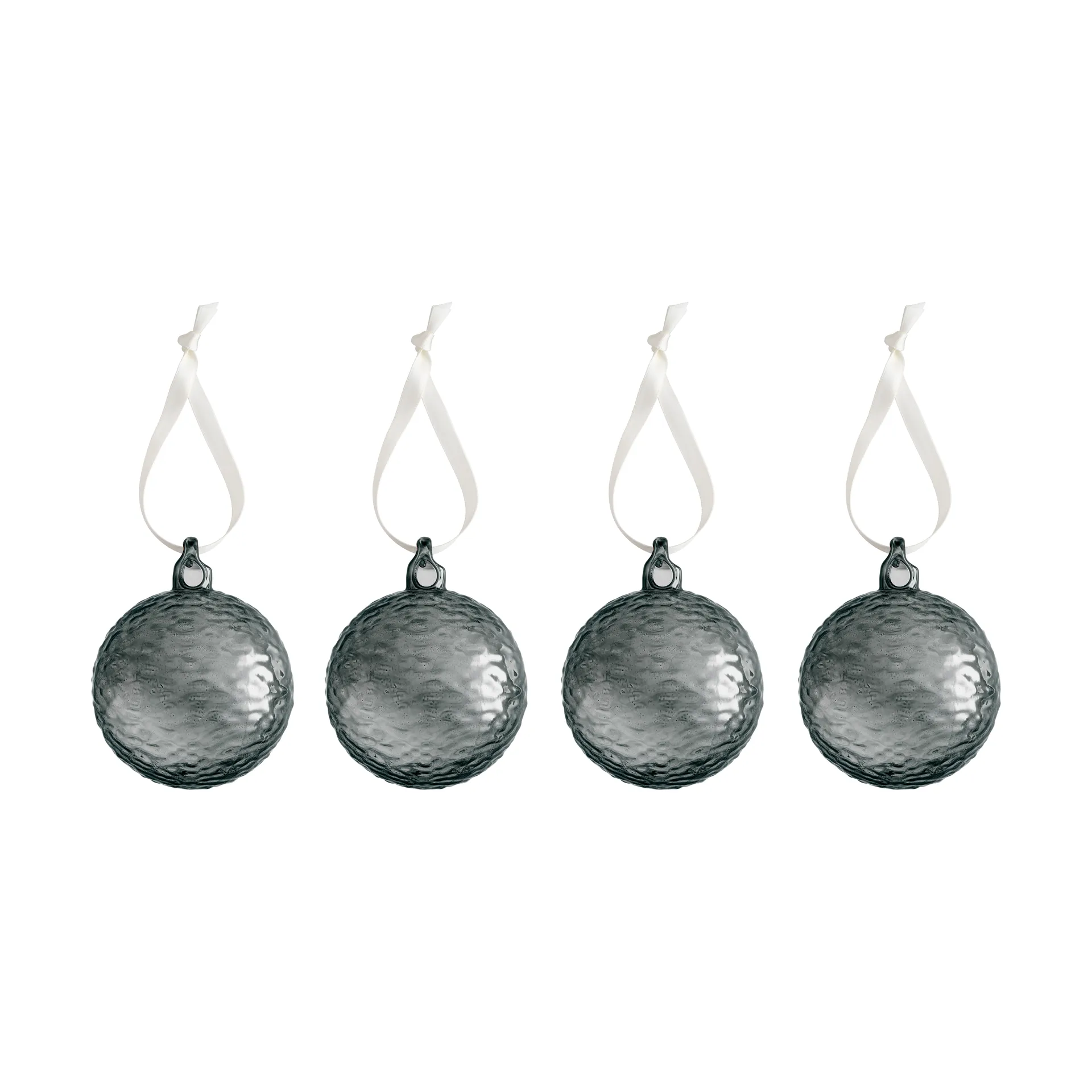 Gry Marble Christmas bauble Ø8 cm, Smoke Cooee Design