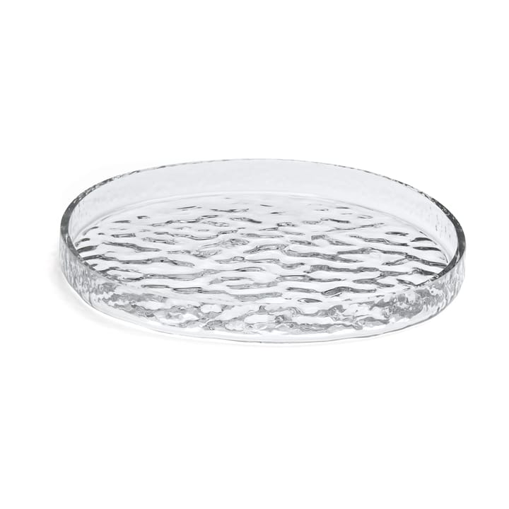 Gry platter decorative tray Ø28 cm - Clear - Cooee Design