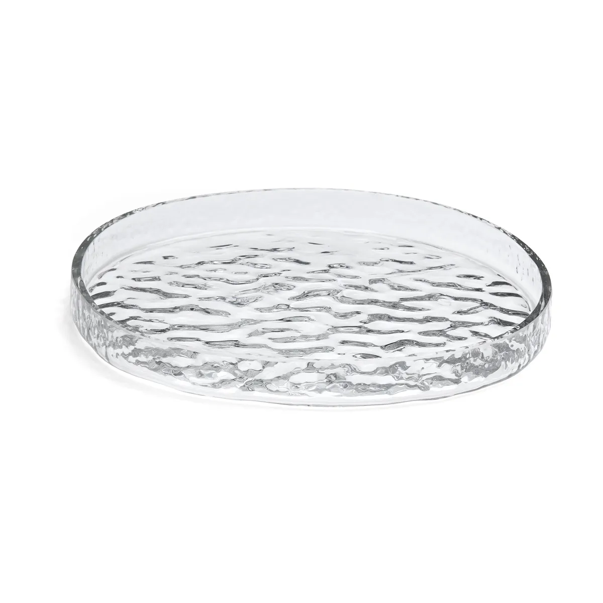 Cooee Design Gry platter decorative tray Ø28 cm Clear
