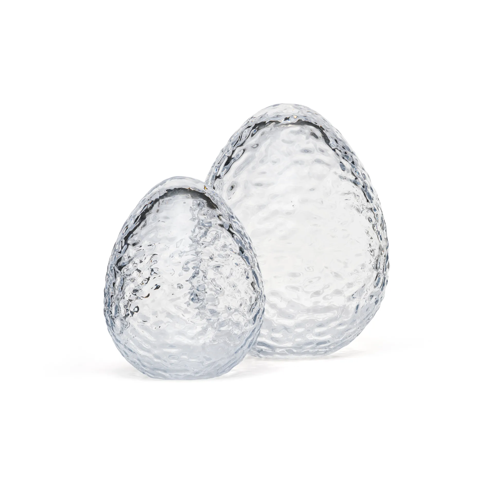 Gry standing egg 16 cm, Clear Cooee Design