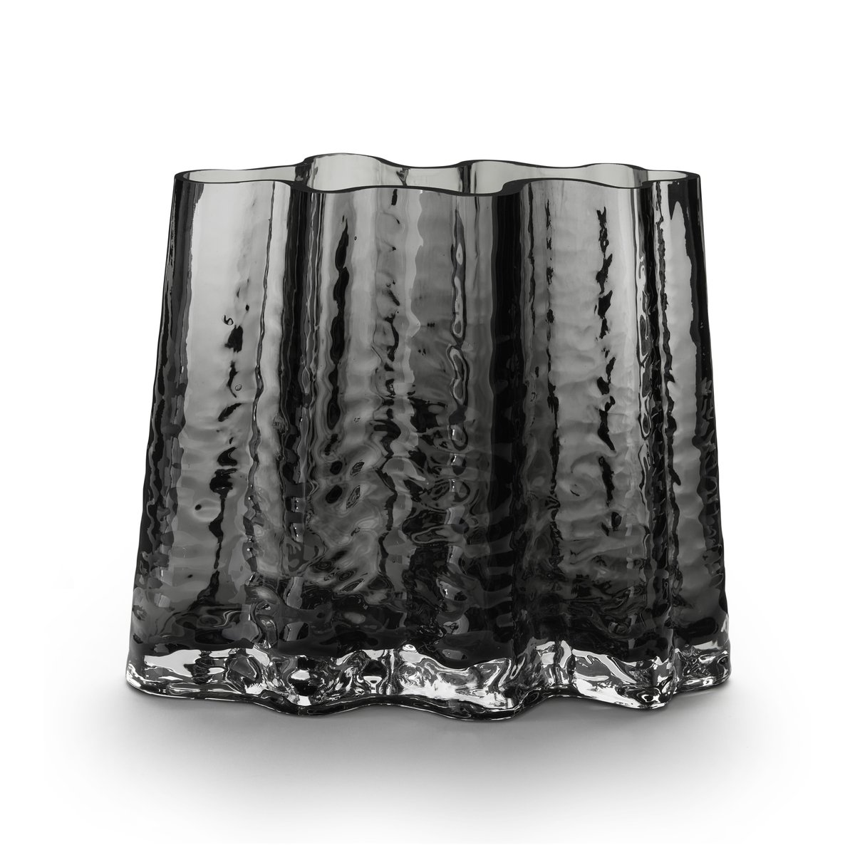 Cooee Design Gry wide vase 19 cm | Scandinavian Design | Vases | Grey