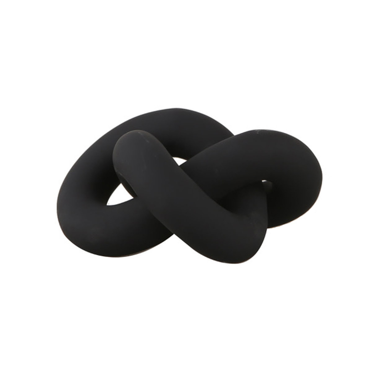 Cooee Design Objekt Knot Table Dark Silver Large 