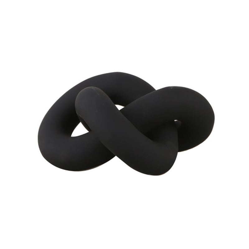 Cooee Design Knot Table large decoration black
