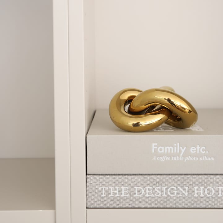Knot Table small decoration, gold Cooee Design