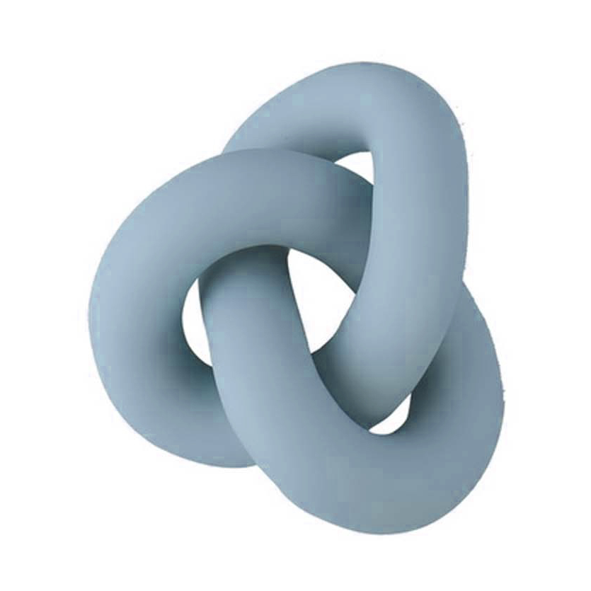 Cooee Design Knot Table small decoration Pale blue