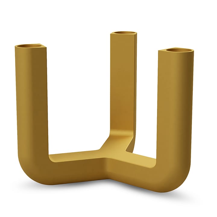 LU candle sticks - brass - Cooee Design