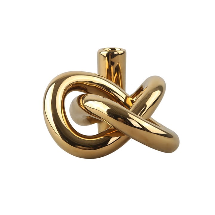 Lykke One candlestick, gold Cooee Design